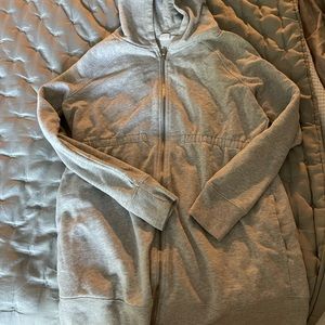 Gap maternity zip up tunic hoodie